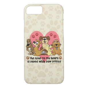 Coque iPhone 8/7 La route à mes chiens de coeur