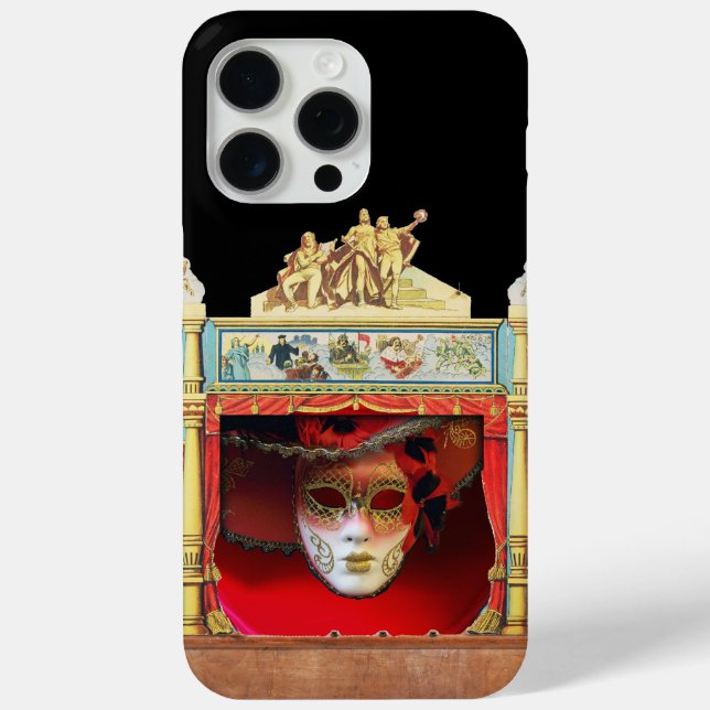 COQUES Case-Mate iPhone LA SCÈNE DU THÉÂTRE MASQUERADE MARDI GRAS (Verso)