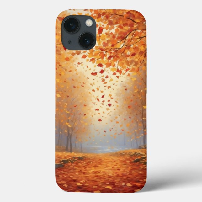 Coques Case-Mate iPhone La Scène Feuille en déclin (Verso)