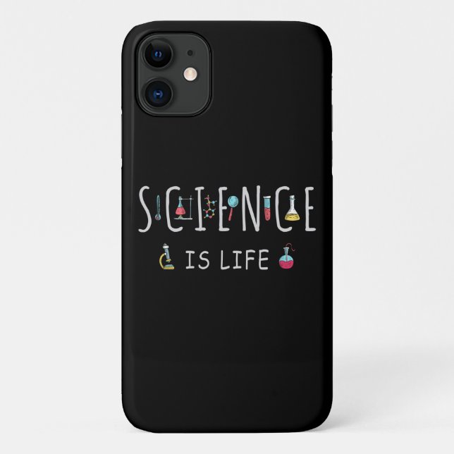 Coques Case-Mate iPhone La science est la vie (Dos)