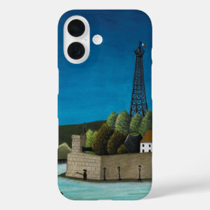 Coques iPhone 16 La Seine a Suresnes par Henri Rousseau, Art Vintag