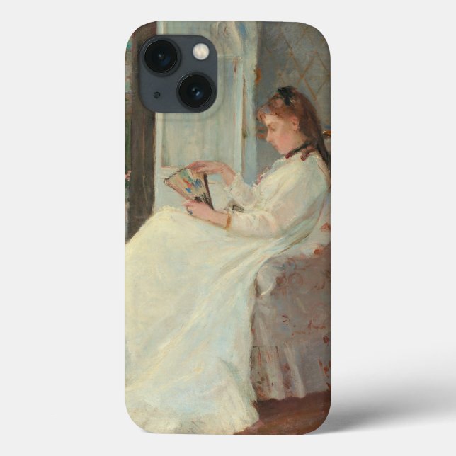 Coques Case-Mate iPhone La soeur de l'artiste à la fenêtre, 1869 (Verso)