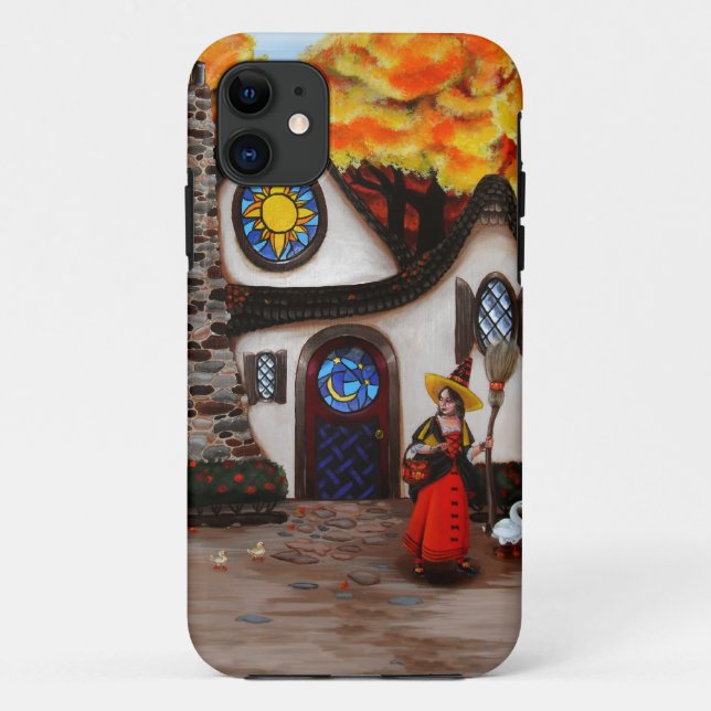 Coques Case-Mate iPhone La sorcière et ses oies (Dos)