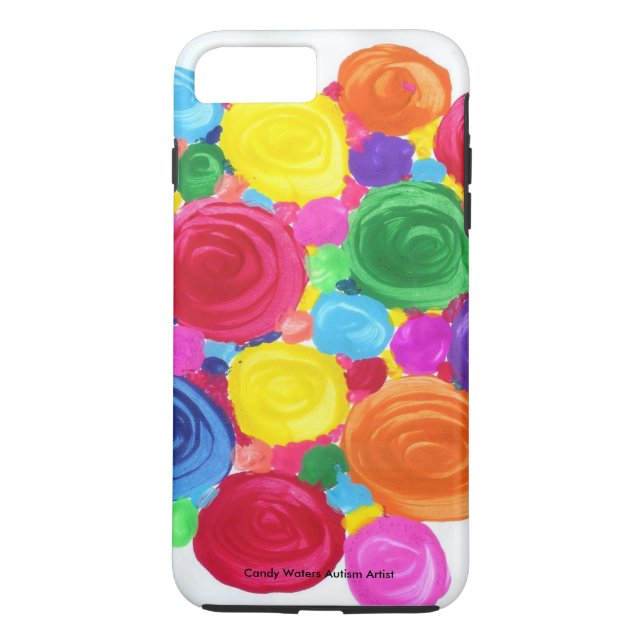 Coques Case-Mate iPhone La sucrerie arrose l'artiste d'autisme (Dos)
