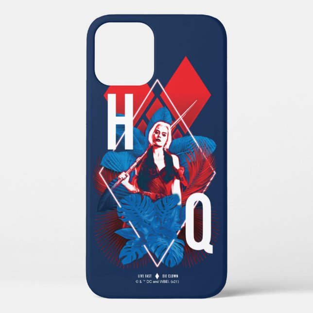 Coques Case-Mate iPhone La Suicide Squad | Harley Quinn Fern & Diamonds (Verso)