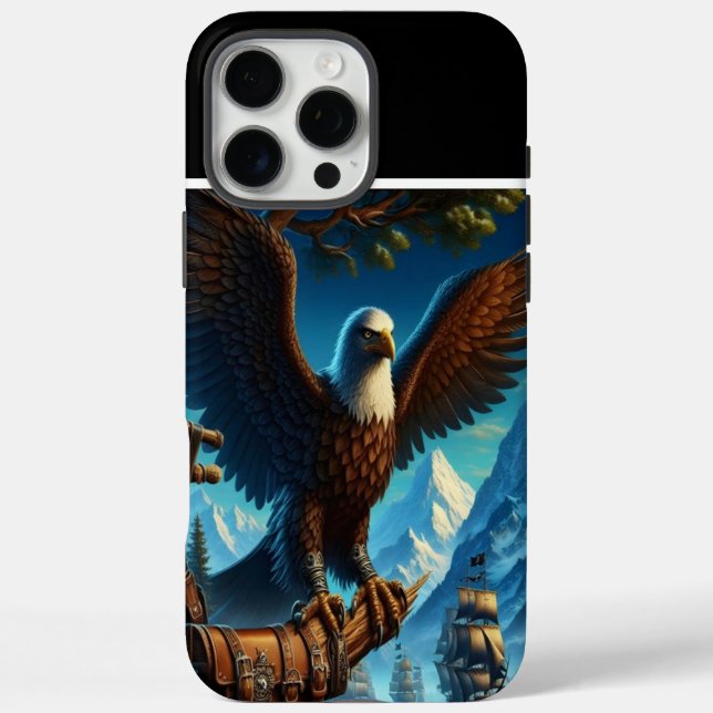 Coques Case-Mate iPhone La surveillance d'aigle sur des navires éloignés (Verso)