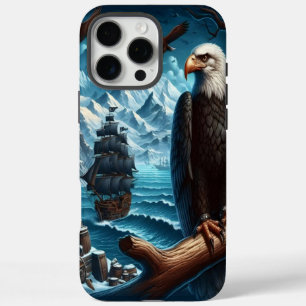 Coques iPhone 16 Pro Max La surveillance de l'aigle sur le navire