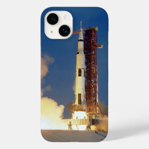 Coque Pour iPhone 14 La Terre tremble pendant que Saturne V Blade Skywa