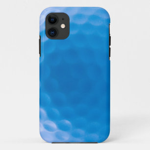 Coque Case-Mate Pour iPhone La texture de boule de golf embrève le bleu