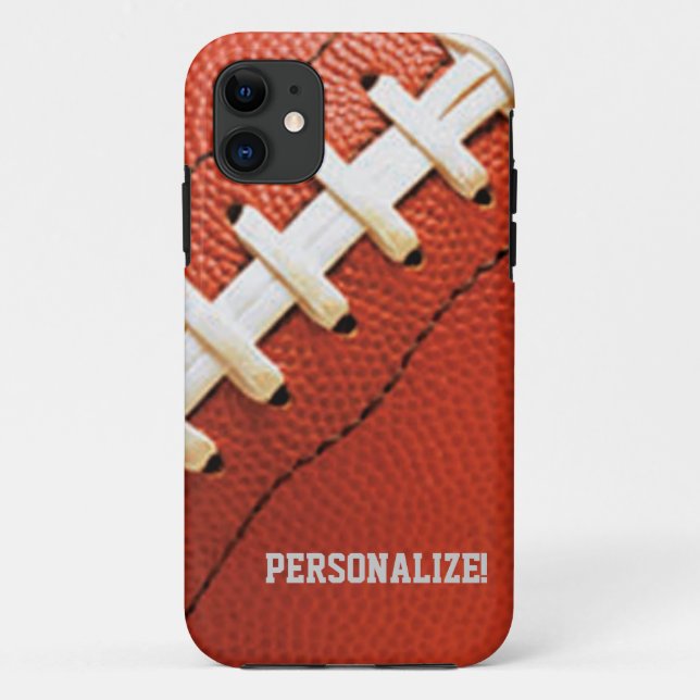 Coques Case-Mate iPhone La texture du football a personnalisé la caisse (Dos)