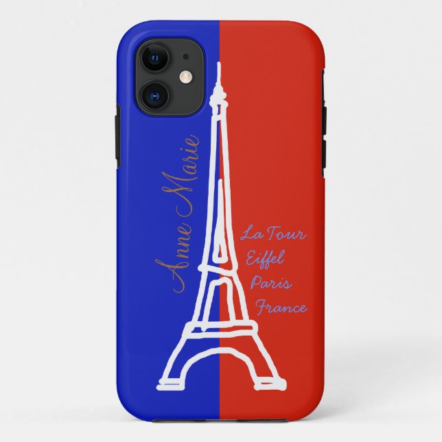 Coques Case-Mate iPhone la tour Eiffel Paris personnalisé (Dos)