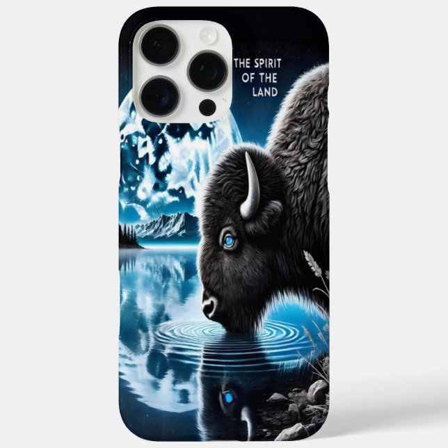 Coques Case-Mate iPhone La Tranquillité De Buffalo Sous Starlit Heavens (Verso)