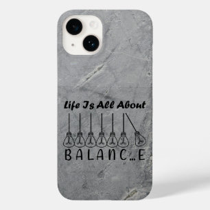 Coque Pour iPhone 14 La vie, c'est l'équilibre de l'inspiration de moti