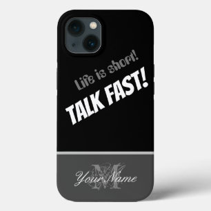 Case-Mate iPhone Case La vie est courte ! - Parle vite !