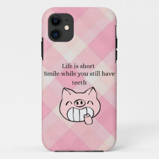 Case-Mate iPhone Case La vie est courte, souriez tant que vous avez enco