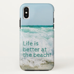 Case-Mate iPhone Case La Vie Est Meilleure À La Vague De Plage