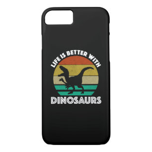 Case-Mate iPhone Case La Vie Est Meilleure Avec Les Dinosaures