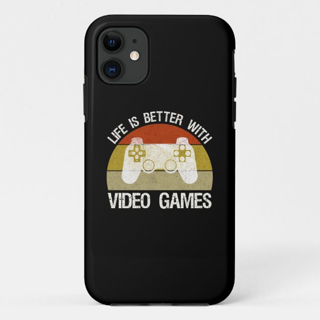 Coques Case-Mate iPhone La Vie Est Meilleure Avec Les Jeux Vidéos (Dos)