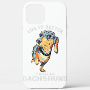 Case-Mate iPhone Case La Vie Est Meilleure Avec Un Dachshund Amour De Ch