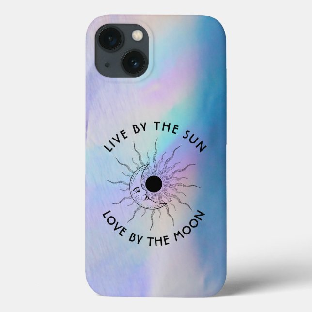 Coques Case-Mate iPhone La vie par le soleil L'amour par la lune Holograph (Verso)