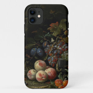 Coques Pour iPhone La vie toujours avec le fruit, le feuillage et les