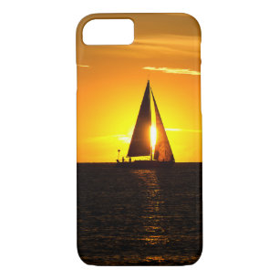 Coque iPhone 8/7 La voile au coucher du soleil
