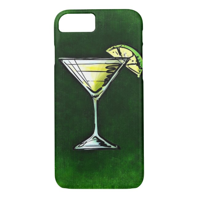 Coques Case-Mate iPhone L'absinthe au cocktail vert (Dos)