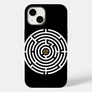 COQUE POUR iPhone 14 LABYRINTH TRISKELION TRIPLE CELTIC SPIRAL
