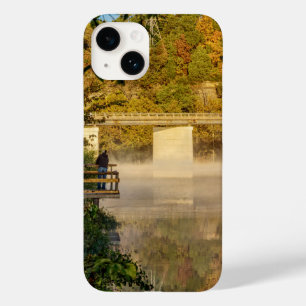Coque Pour iPhone 14 Lac Springfield Pêche d'automne