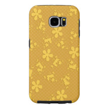 Lace Goldie Flowers Samsung Galaxy S6, Tough