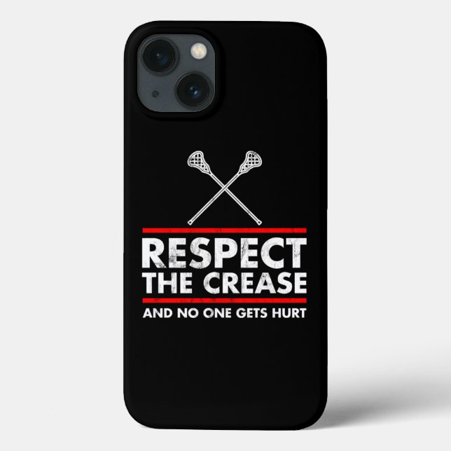 Coques Case-Mate iPhone Lacrosse Hockey Midfield Attaque de défense gardie (Verso)