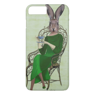 Coques Pour iPhone Lady Bella Rabbit Prendre du thé 3