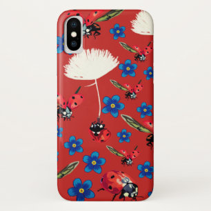 Case-Mate iPhone Case Lady bugs Apple iPhone X, à peine là