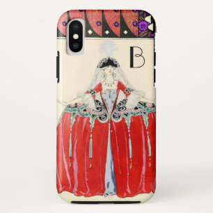 COQUES POUR iPhone LADY EN ROUGE, MODE DE BEAUTÉ COSTUME CONCEPTION M