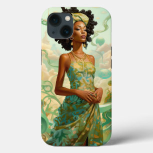 Case-Mate iPhone Case Lady In Surreal World Art Africain Américain