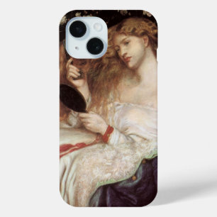 Coque Pour iPhone 15 Lady Lilith de Rossetti, Portrait victorien Vintag