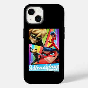Coque Pour iPhone 14 Ladybug & Cat Noir   Puissance Miraculeuse !