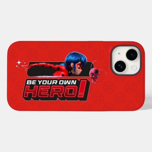 Coques Case-Mate iPhone Ladybug et Tikki | Soyez Votre Propre Héros ! (Verso (horizontal))
