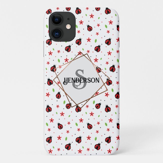 Coques Case-Mate iPhone Ladybug personnalisé (Dos)