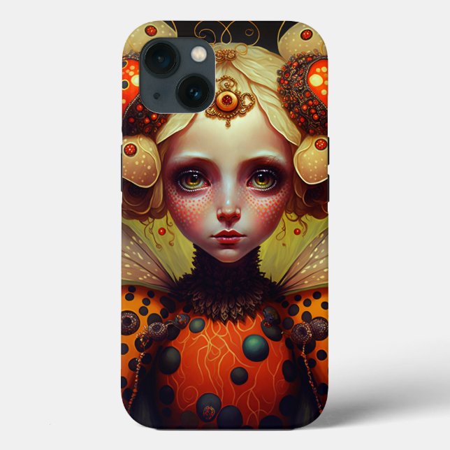 Coques Case-Mate iPhone Ladybug Queen 2 mignonne Imaginaire Art (Verso)