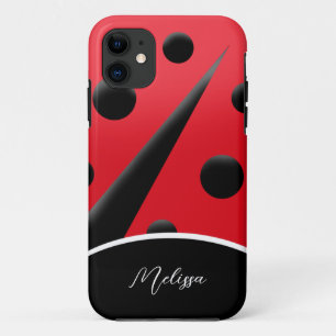 Case-Mate iPhone Case Ladybug rouge et noir moderne Ladybugs