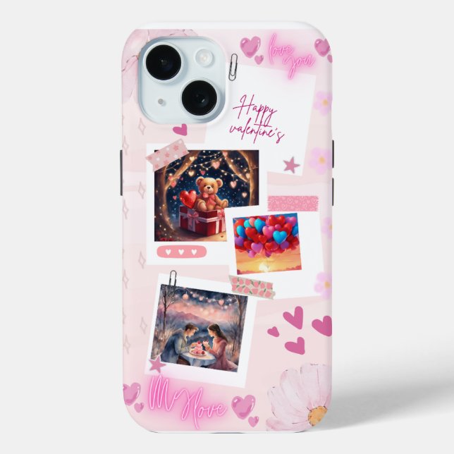Coques Case-Mate iPhone L'affaire téléphonique de Valentine (Verso)