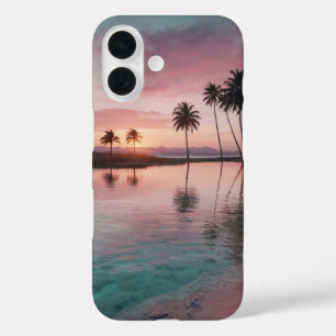 Coque Pour iPhone 16 Lagon de Sunrise
