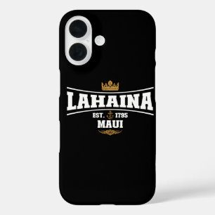Coque Pour iPhone 16 Lahaina Maui Ancre de bateau vintage Drapeau 1795
