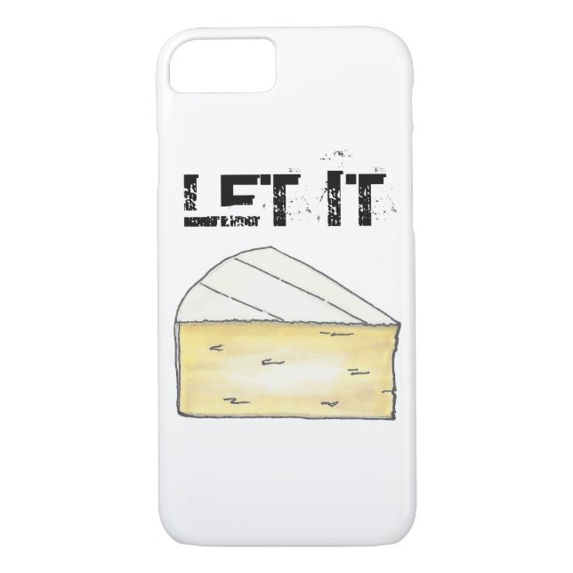 Coques Case-Mate iPhone Laisser Brie (Be) Cheese Wedge Téléphone Case (Dos)