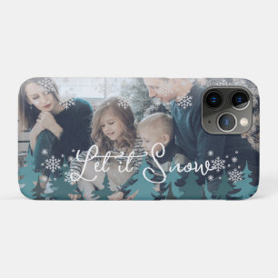 Case-Mate iPhone Case Laisser neiger   Snowflakes Pine Tree Photo de Noë