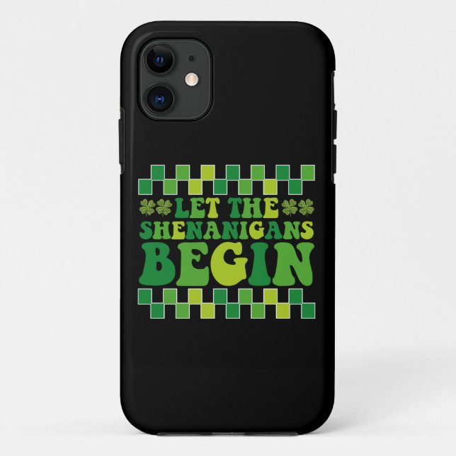 Coques Case-Mate iPhone Laissez Les Shenanigans Commencer Irish Super Retr (Dos)