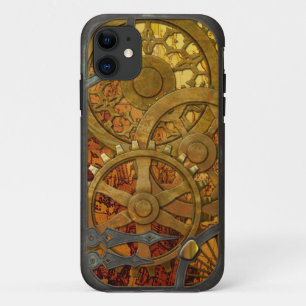 Coque iPhone 11 Laiton et iPhone en bronze 5 de Steampunk