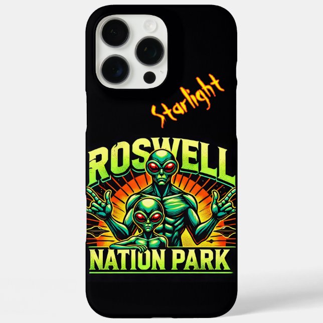 Coques Case-Mate iPhone L'Alien de Roswell Encounter Park attend ! (Verso)