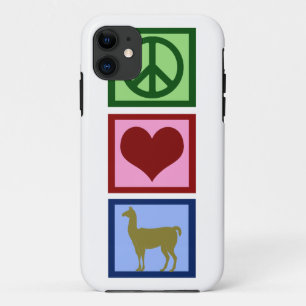 Coque Case-Mate Pour iPhone Lamas d'amour de paix